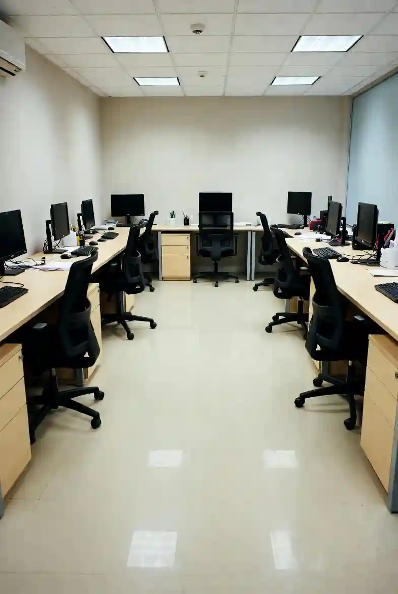 Professional office cleaning result in Garwood, NJ – fresh and tidy entryway / lobby