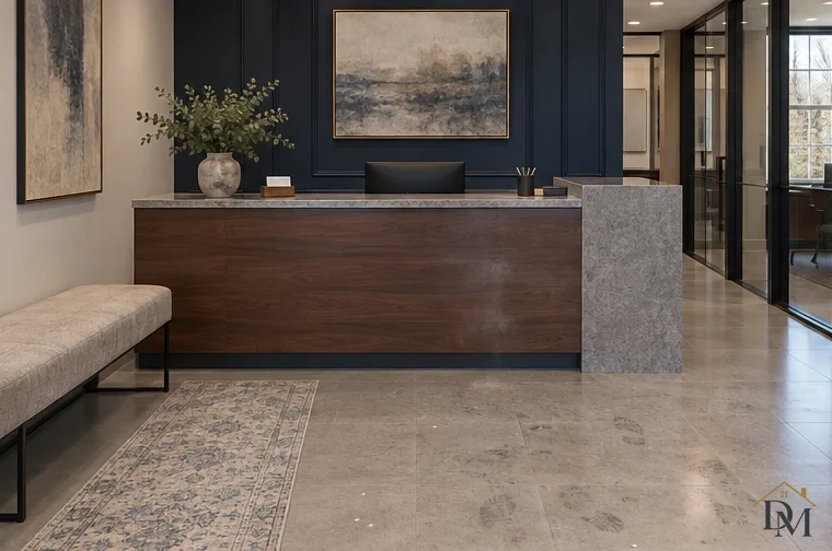 Reception area, view A