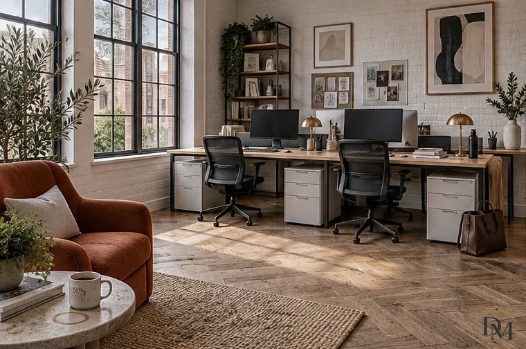 Shared workspace, view A