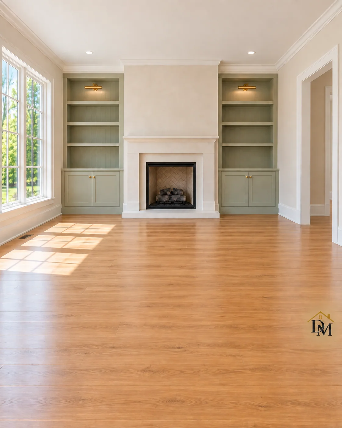 Ready for your furniture: caddy gone and the floor clear.