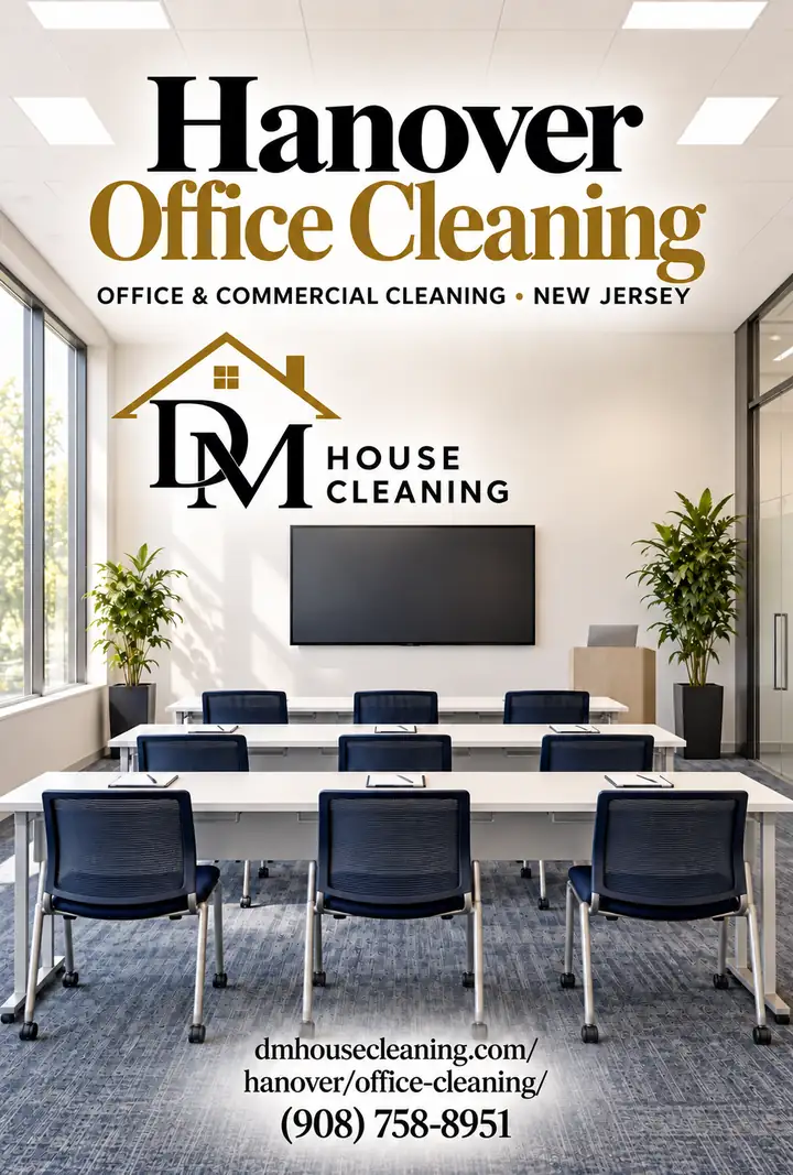 Office cleaning video from DM House Cleaning in Hanover, NJ