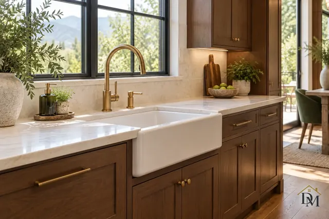 Laundry room with a front-loading washer and dryer and open shelves; tell us where clean linens are kept.