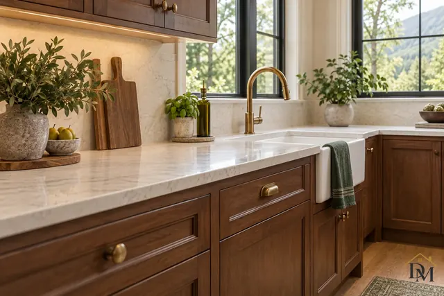 Entry storage with a bench, hooks and drawers, like the small entry of a condo, wiped and the floor cleaned.