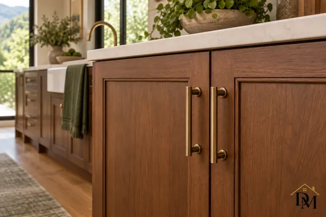 Laundry room with a washer, dryer, sink counter and shelves; exterior surfaces wiped and the floor cleaned in detail.