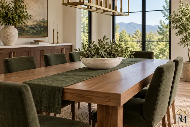 Home office with a wood desk and built-in shelves, dusted with a damp cloth and products safe for wood.