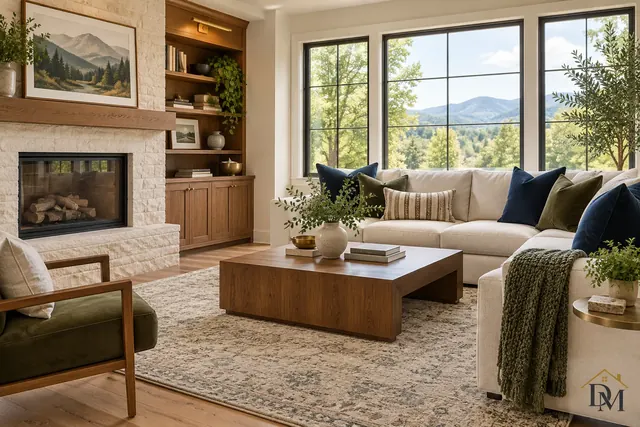 Finished basement with a sectional and TV, added to your recurring plan if the family uses it.