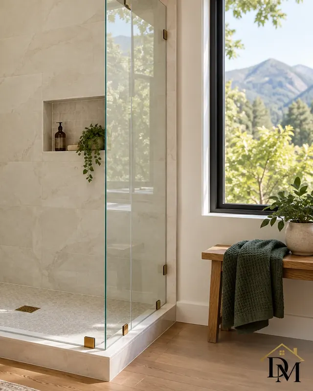 Kitchen sink and bare counter — move-out cleaning in Mountainside