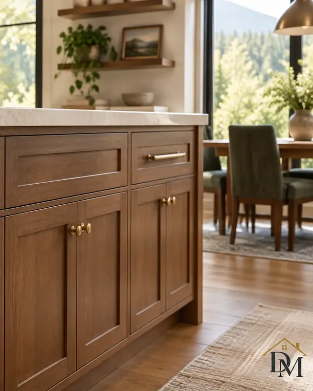 Exposed hallway floor — move-out cleaning in Mountainside