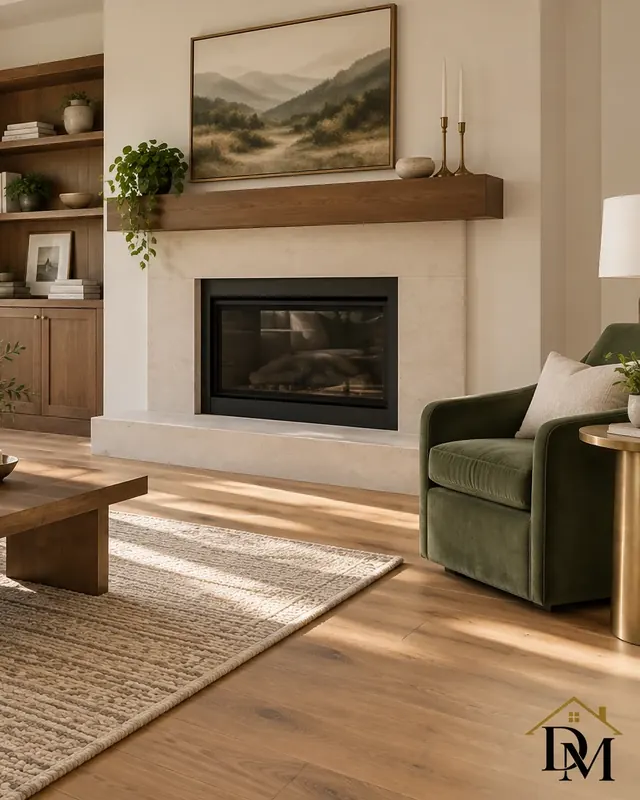 Clear entrance hall and stair — move-out cleaning in Mountainside