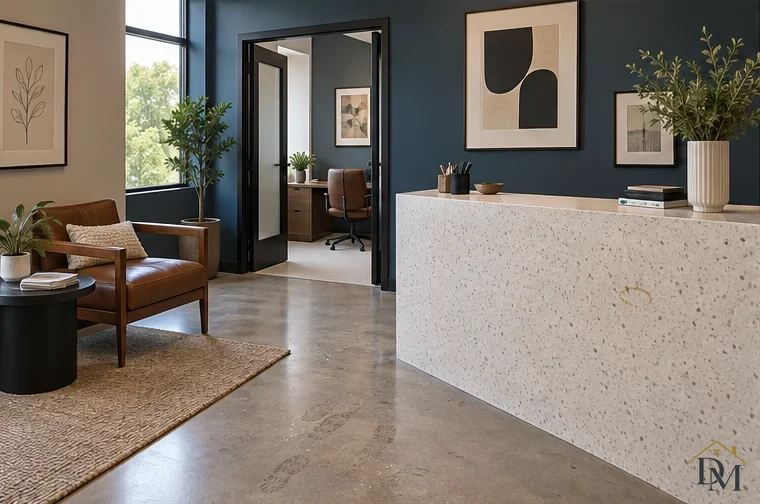 Reception area, view A
