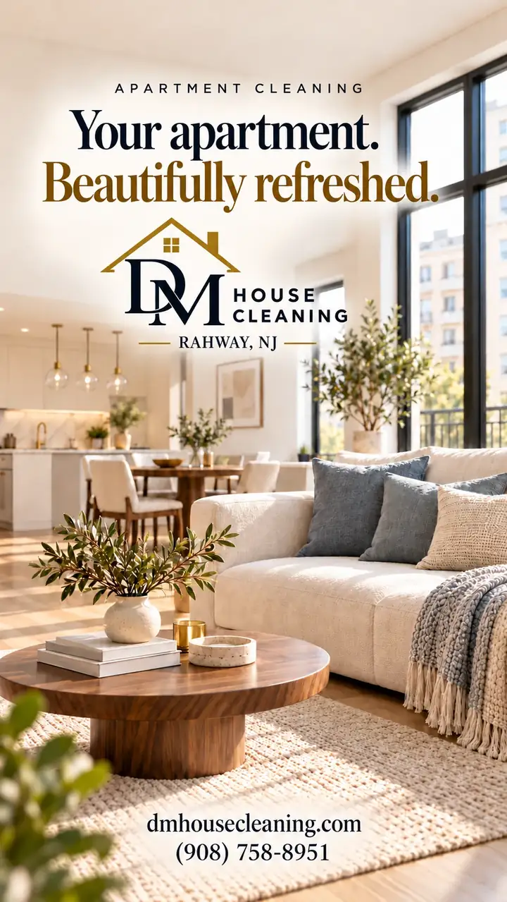 Apartment cleaning video from DM House Cleaning in Rahway, NJ