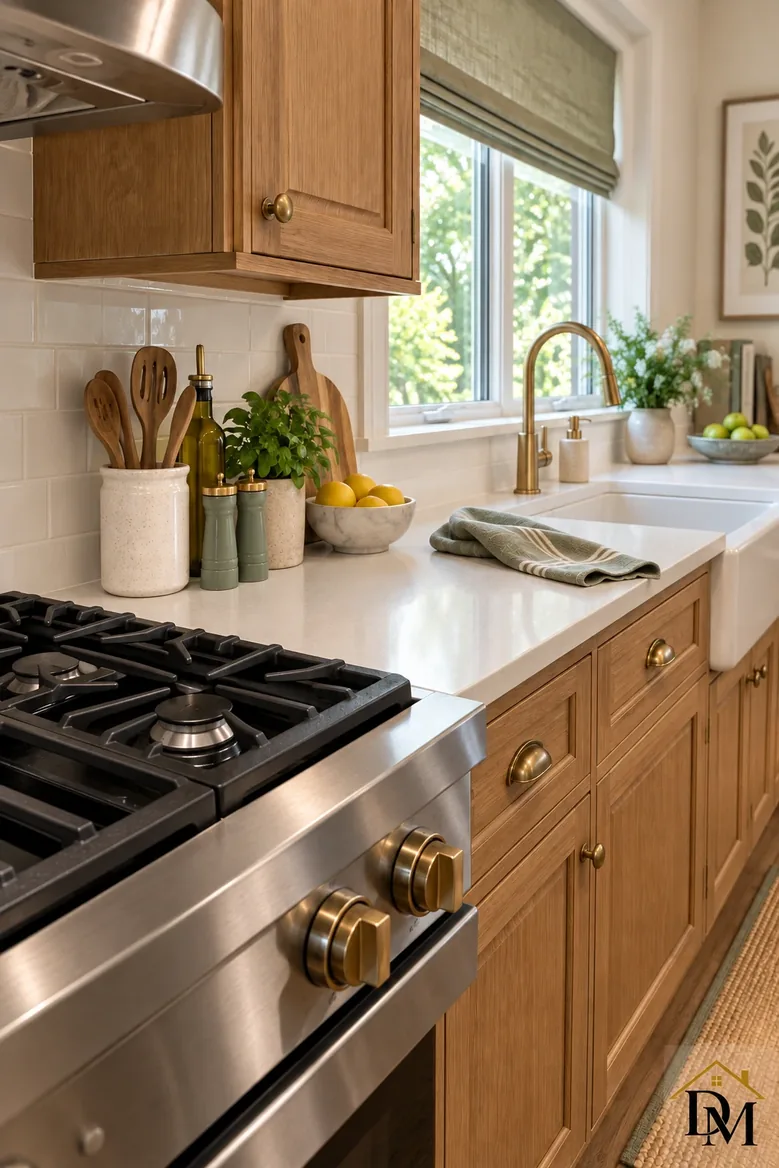 After your cleaner: wood table cleared and wiped with the product you approved.