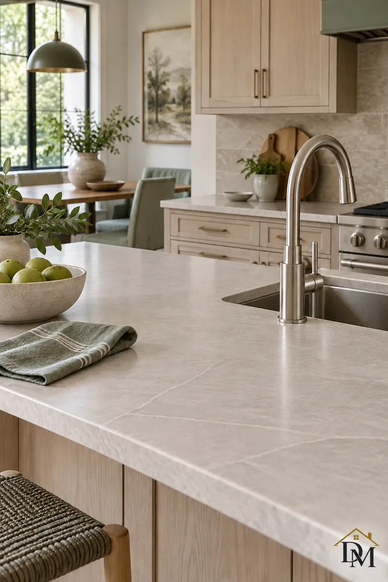 After: the stone table wiped with the product you approved, throw put away.