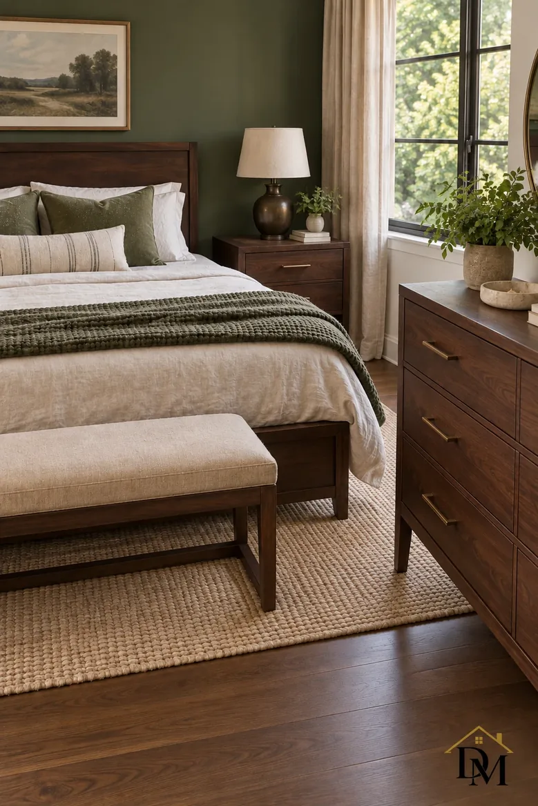 For arrival: oak table down to the vase and bowl, sectional cushions set.