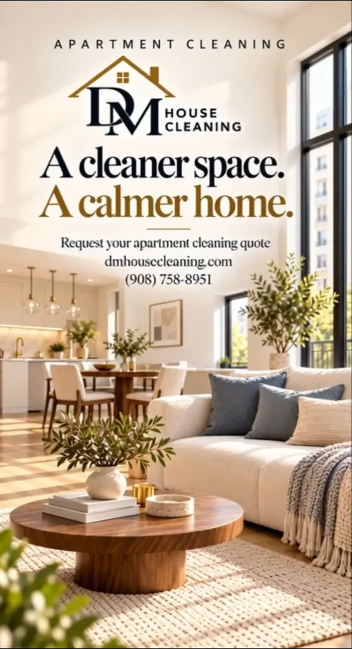 Apartment Cleaning by DM House Cleaning in New Jersey