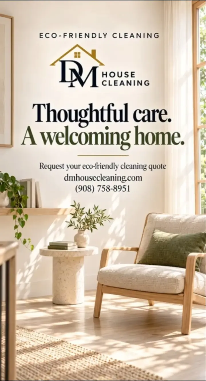 Eco-Friendly Cleaning by DM House Cleaning in New Jersey
