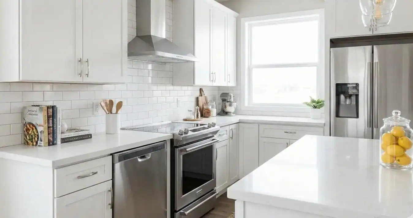 Professional house cleaning result in Montclair, NJ – clean and bright dining area