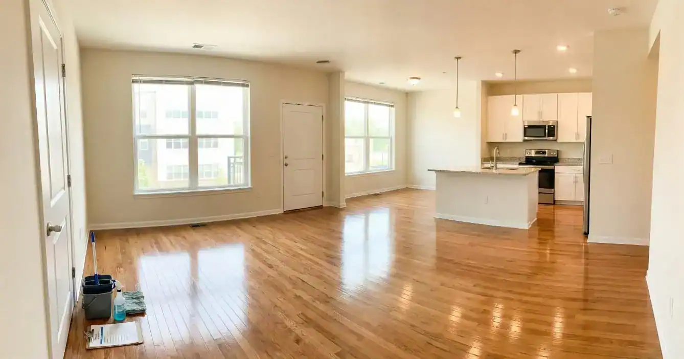 Professional house cleaning result in Roselle, NJ – detailed baseboards and trim